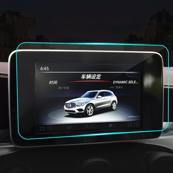 Center Console Navigation Screen Protection Film For Mercedes Benz C Class W205 2015 2018 Car Interior Accessories Transparent Buy Car Interior Car