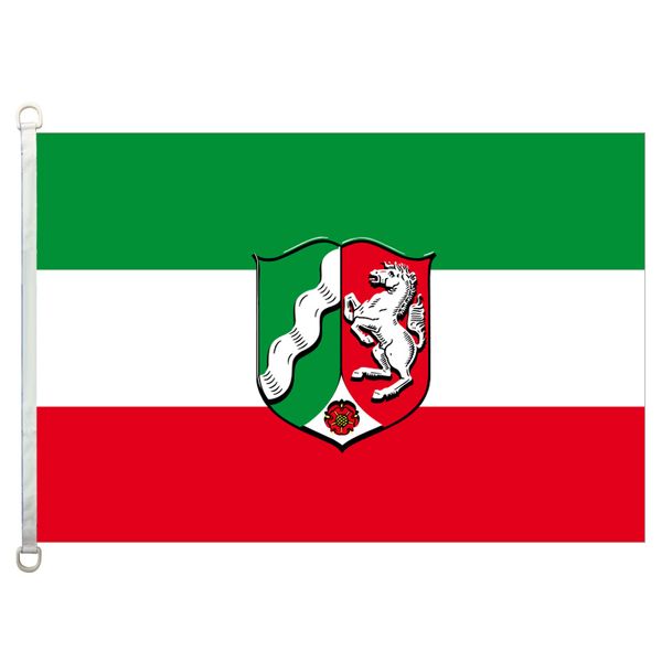 

good flag]north rhine westphalia flags banner 3x5ft-90x150cm 100% polyester country flags, 110gsm warp knitted fabric outdoor flag