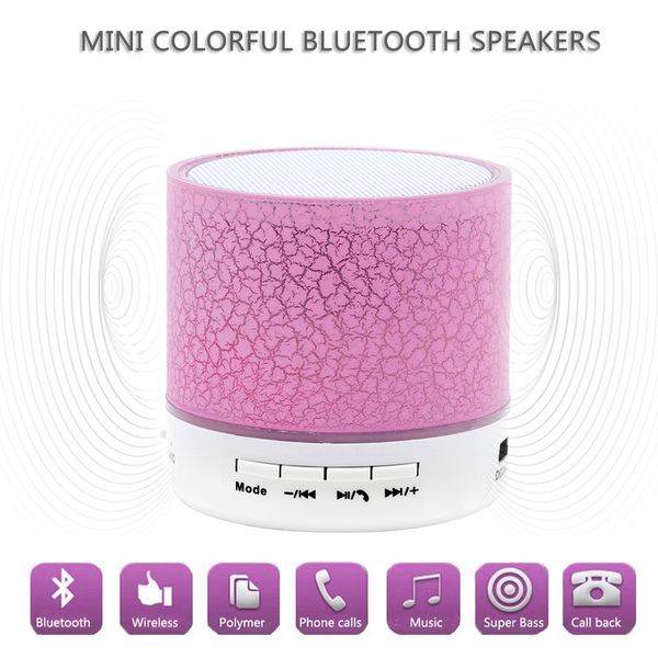 

led bluetooth speaker wireless hands portable speakers subwoofer loudspeakers musical audio for phone with mic tf usb fm dhl ems free