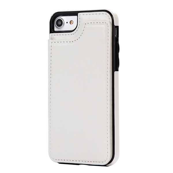 

2018 new arrival for iphone case glossy crazy horse oil wax phone case magnetic bracket protective for samsung wallet case