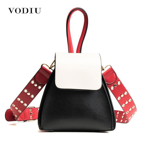 

women bag female handbags leather over shoulder bag crossbody 2018 handbag rivet small black fashion girl tote bags