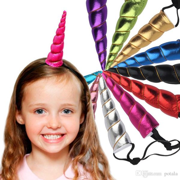 Multicolor Unicorn Horns Christmas Party Gift Hairband Costume Headdress ZN