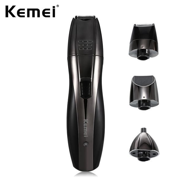 Kemei 3 In 1 Professional Hair Clipper Rechargeable Nose Beard Trimmer Ear Sideburns Hair Trimmer Barber Shaving Machine Km 6635 Hair Buzzers Best
