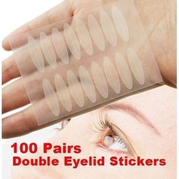 

wholesale make up 100 pairs wide double eyelid sticker tape technical eye tapes beauty makeup cosmetic accessories