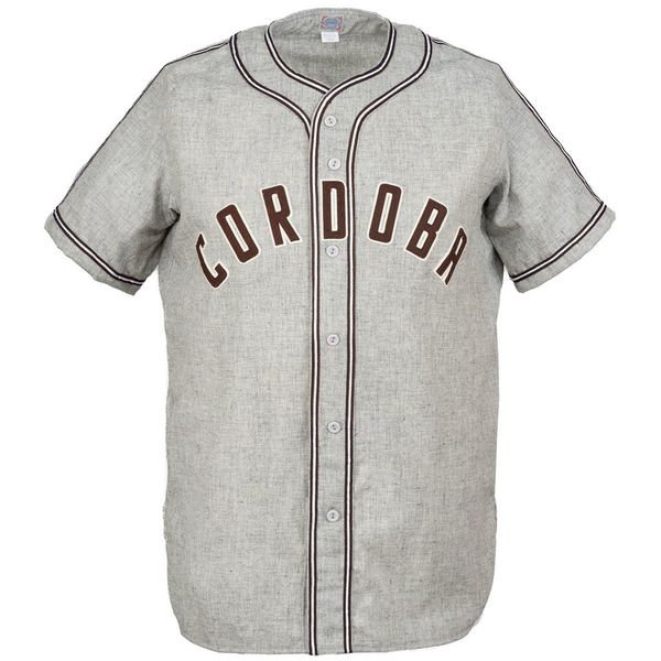 

Cordoba Cafeteros 1959 Road Jersey 100% Stitched Embroidery Logos Vintage Baseball Jerseys Custom Any Name Any Number Free Shipping