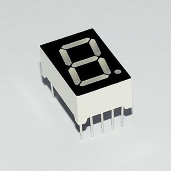 

10pcs common anode 1bit digital tube 7 segment 0.36" red led display