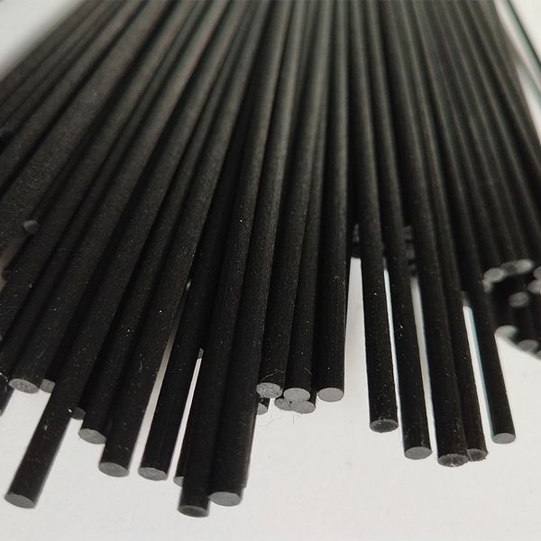 

300pcs/lot 22cmx3mm fiber black raan sticks essential oil reed diffuser sticks aromatic sticks bedroom decorate