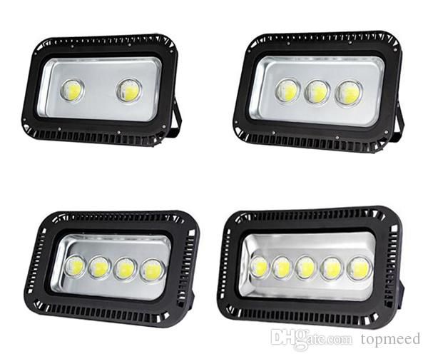 DHL yeni Mekan LED Projektör 200W 300W 400W 500W 600W RGB / Sıcak / Whit projesini Soğuk Su geçirmez dış lamba aydınlatma 85-265v Projektörler