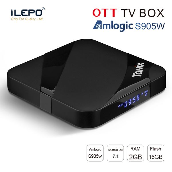 

Новый Android TV Box 2GB 16GB Tanix TX3 MAX Amlogic S905W TV Box 2.4G WiFi BT4.1 1080P 3D медиа-плеер