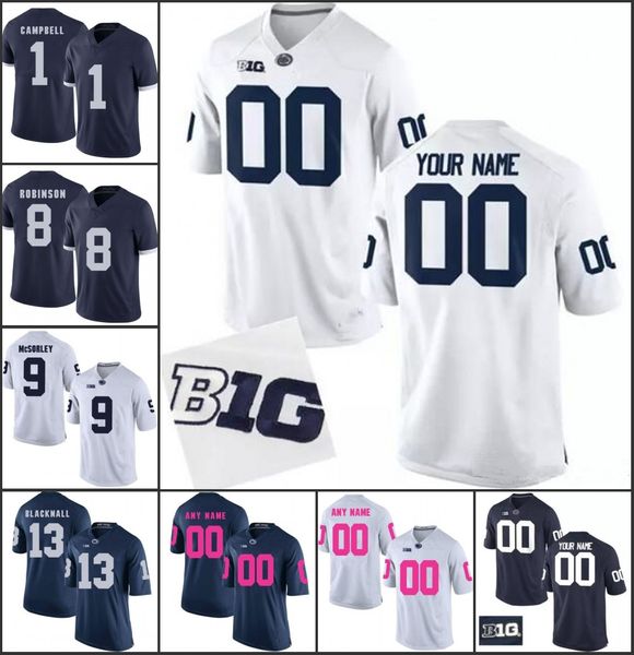 

Custom Penn State Nittany Lions College Football Jersey mens women youth any name any number stitched personalized jerseys 26 Saquon Barkley