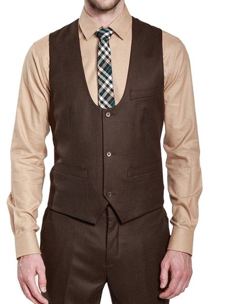 

hcf by air 2018 men suit dress vests fashion sleeveless men business formal blazer slim fit waistcoat, Black;white