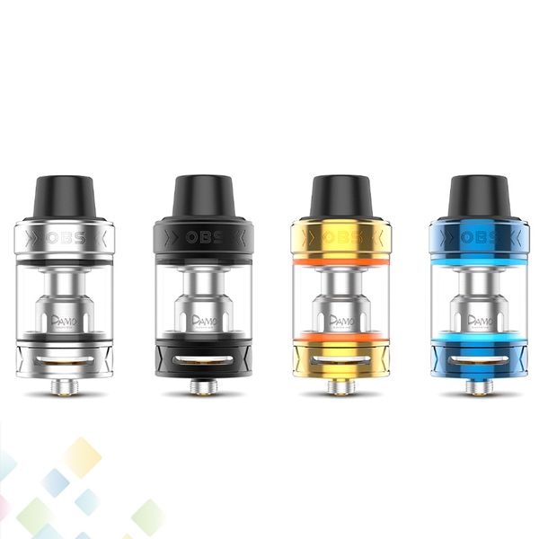 

Original OBS Damo Subohm Tank 5ml with Vape M2 and M6 Coils Anti-leak Base Design Pull-up Top Refill System Atomizer Ecig DHL Free
