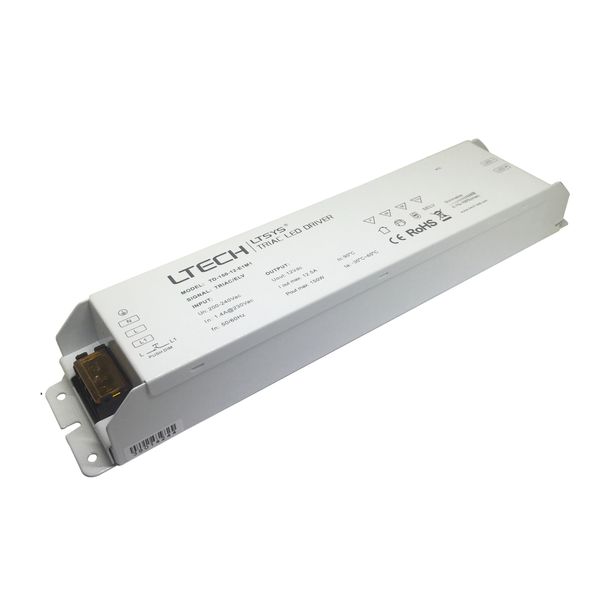 Driver LED Intelligent 150W Fonte de alimentação escurecendo para entrada de tira de LED Entrada de luz AC200-240V Corrente constante ajustável