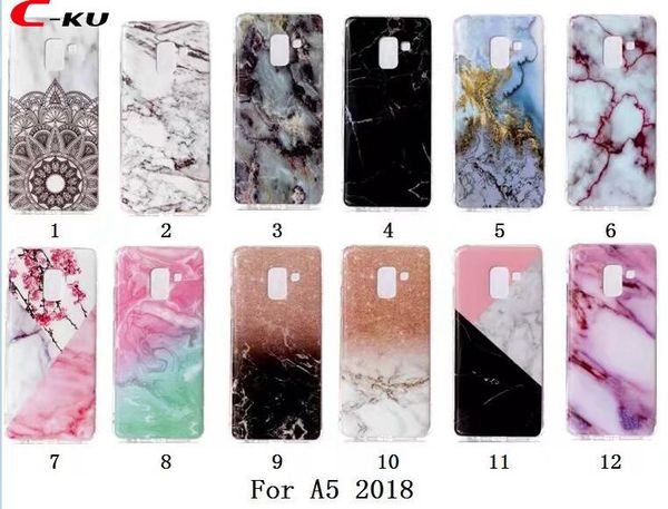 cover samsung a8 marmo