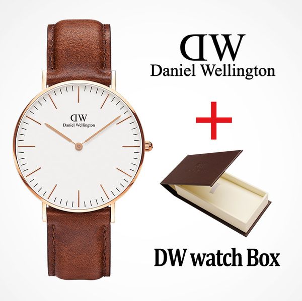 

New Fashion Brand Daniel watches 40mm men watches 36mm women watches Luxury Famous Quartz Watch Clock Relogio Feminino Montre Femme