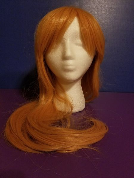 

wig women's fashion brown synthetic cosplay long hair wigs, Black;brown