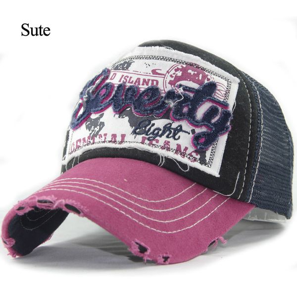 

sute new fashion super breathable tourism baseball cap with mesh summer sun hats for women men adjustable dad snapback hat -306, Blue;gray