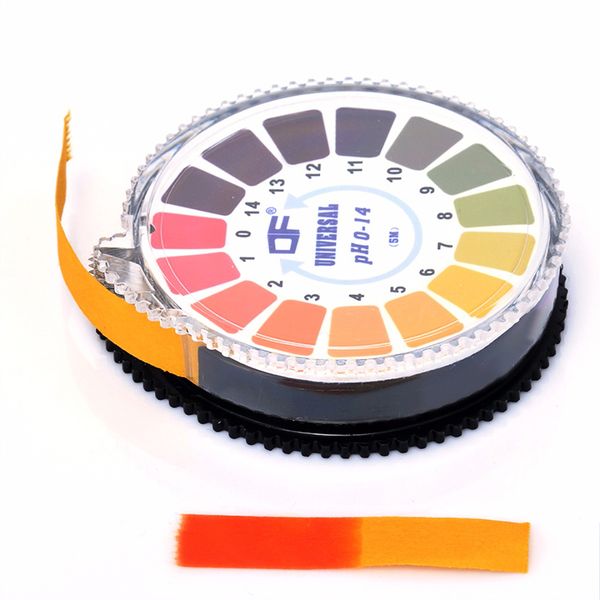 

5m 0-14 ph alkaline acid indicator meter test paper roll for water urine saliva soil litmus accurate testing measuring