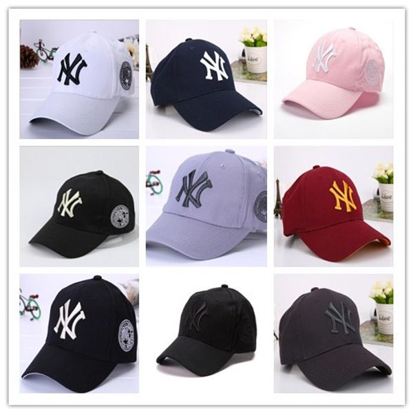 

2018 fa hion ny ba eball cap 9 color peaked cap new adju table napback port hat drop hipping mix order