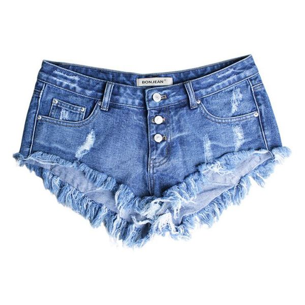 

boyfriend style hole denim shorts tassel blue womens low waist shorts 2017 summer plus size woman jeans girl hot, White;black
