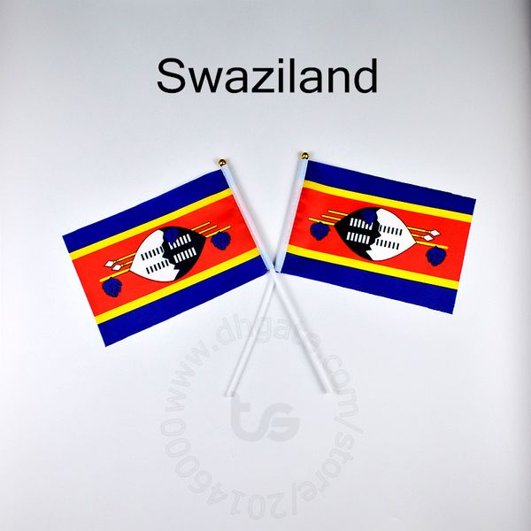 2019 Swaziland Banner 14x21cm Flag 100 Polyester Flags With