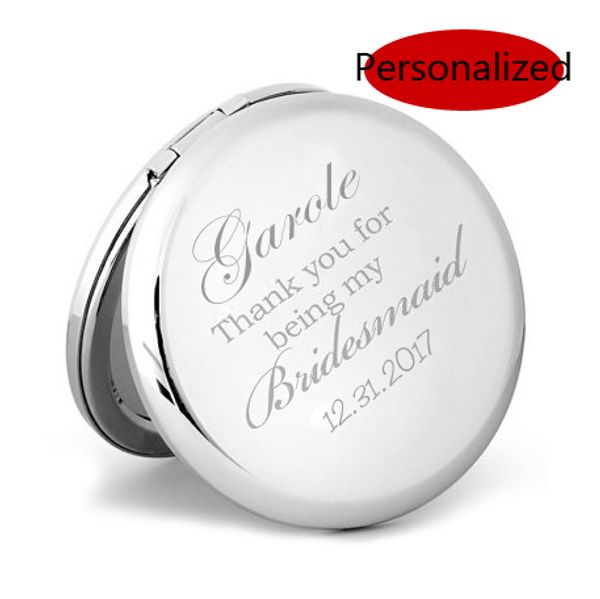 

the gift for mother' day personalized compact mirrors very creative birthday gift engraving pocket mirror #m065p