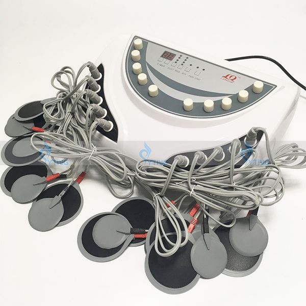 

Ru ian wave electric mu cle timulator em fitne machine body haping ma age device