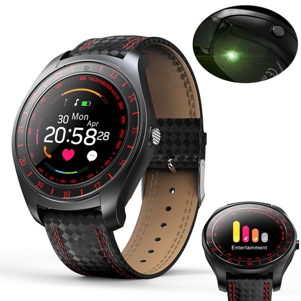 

smart watch men women heart rate monitor bluetooth pedometer fitness sports smartwatch with camera support sim card for android, Slivery;brown