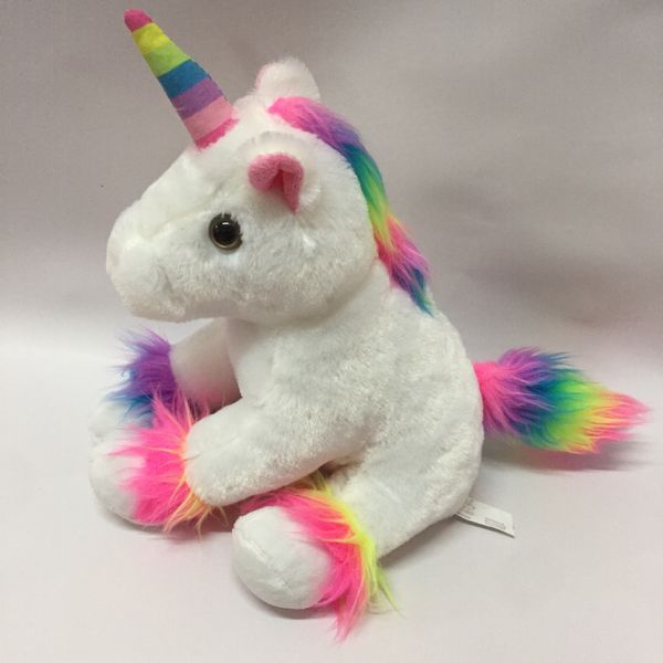 unicorno arcobaleno peluche