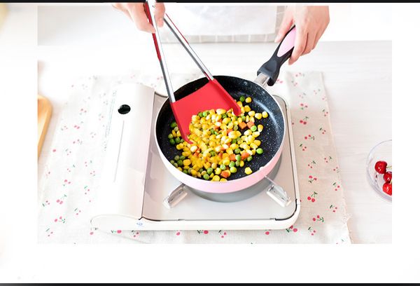 

2 in 1 spatula food clip shovel integrated multi-function spatula clever kitchen spatula