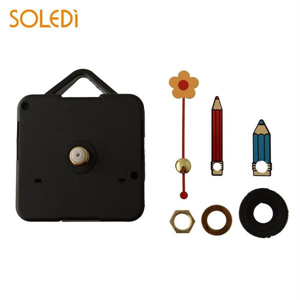 

silence clock movement repair parts with hook metal circle pencil hands diy collectibles clock movement mechanism metal