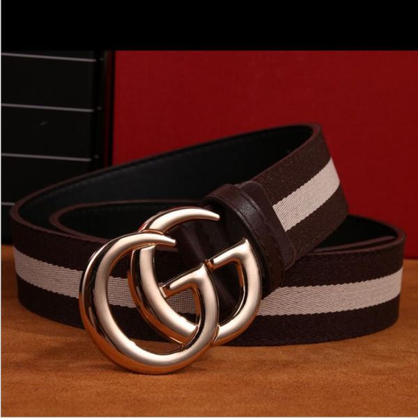 

New Style Luxury Genuine Leather Belt for Men and Women Fashion Male Female Pin Buckle Plaid Belt Cinto