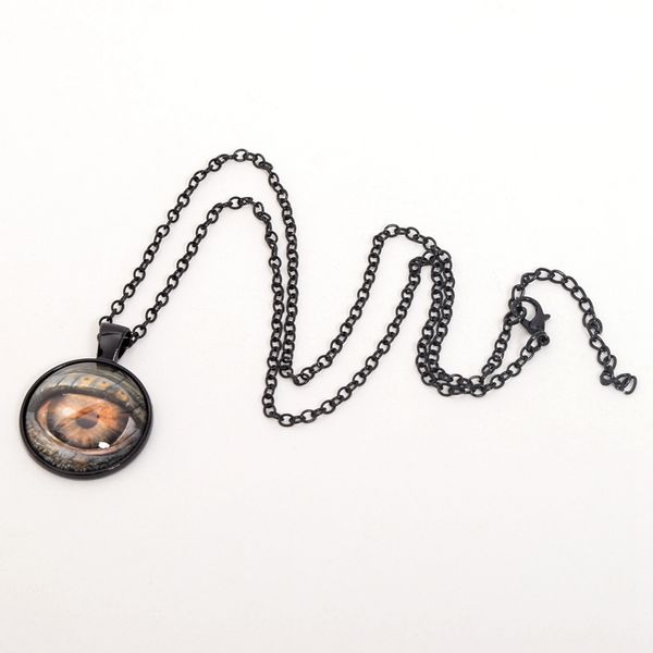 

new devil satanic baphomet pagan wicca pendant necklace evil eye necklace unisex, Silver
