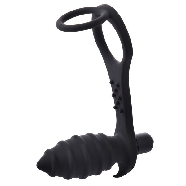 Seksspeeltje stimulator Siliconen anale buttplug Dubbele vibratie voor mannen G-spot Prostaat Massager Anale vibrator blijf genieten van orgasmeproducten