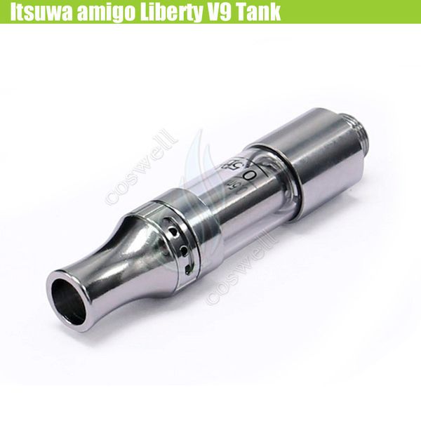 

Керамические катушки Amigo Liberty V9 Кассеты Itsuwa Картриджи Pyrex Glass Атомайзер 510 Густое масло Bud Touch CE3 O Ручка Vape PP Трубка A3 Испаритель G10