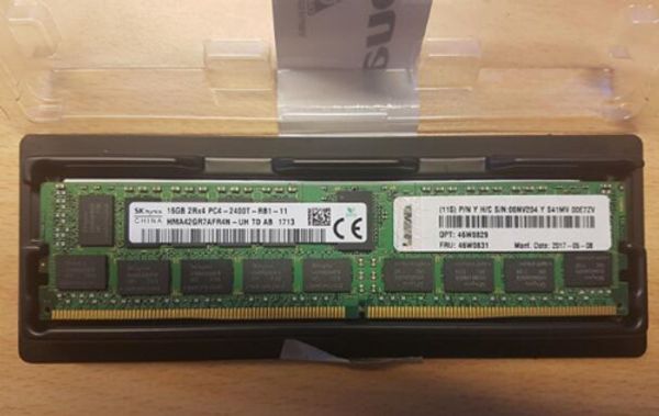 

46w0831 46w0829 16 гб (1x16 гб) 2rx4 ddr4 pc4-2400t reg серверная память