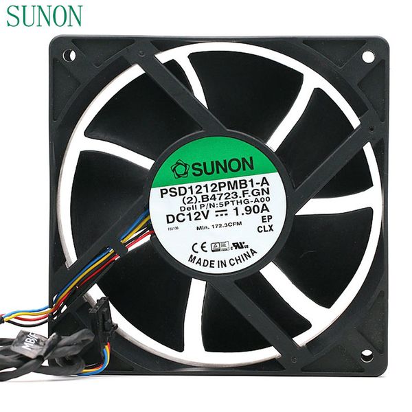 

sunon psd1212pmb1-a (2) .b3010.f.gn 12v 15.5w 120*120*38mm industrial axial cooling fan 120mm