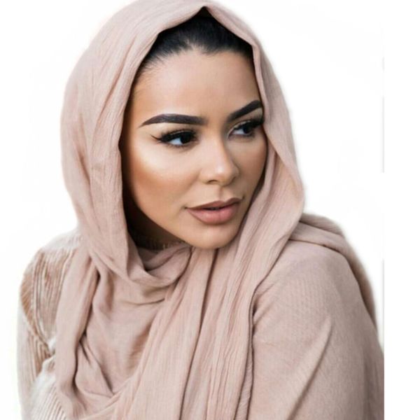 

plain women muslim 100% rayon stripe jersey scarf hijab