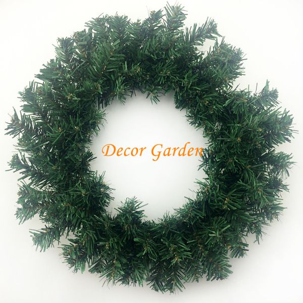 

dia 40cm green simulation christmas wreath green holiday home new year decorations pendant gift ing