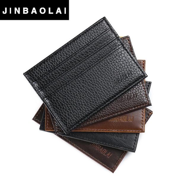 

JINBAOLAI старинные тонкий мини искусственная кожа кредитной ID карты держатель Кошел