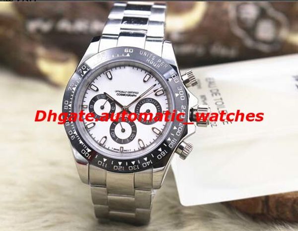 

selling luxury watches men watch steel bracelet new ref. 116508 paul newman automatic 100% complete 4 style, Slivery;brown