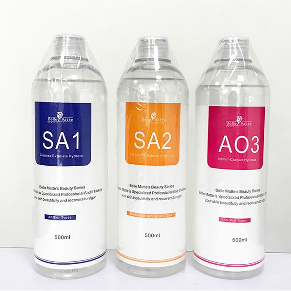 

500ml aqua peel solution per bottle hydra dermabrasion facial cleansing blackhead export liquid repair small bubbles water