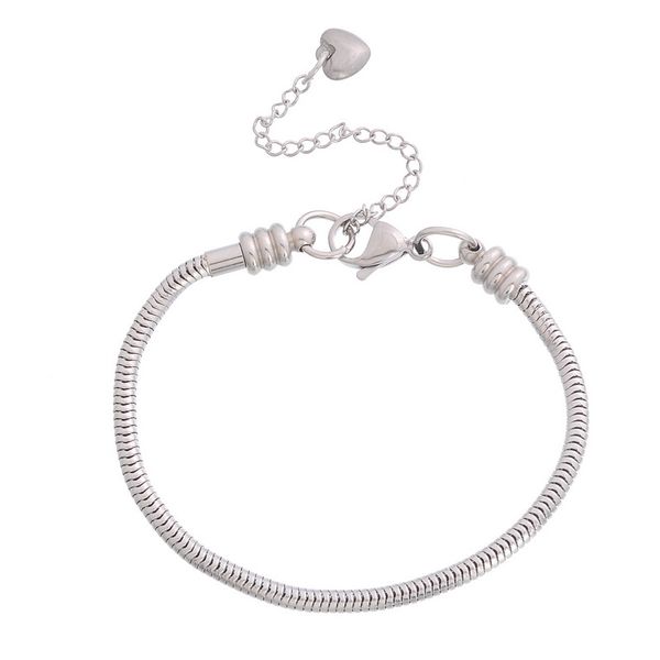 

stainless steel smooth adjustable bracelets & bangles with charm for men women present bracelets 19cm, Golden;silver