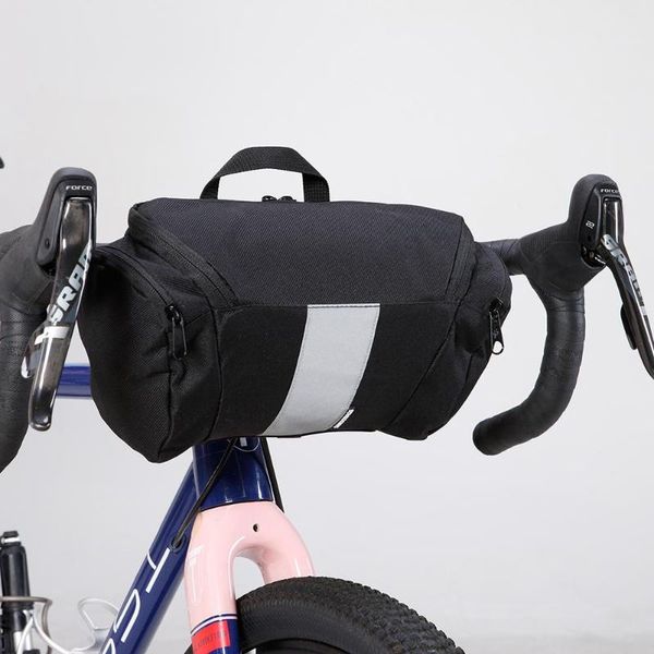 Lixada V/élo Guidon Sac 3L V/élo VTT Montagne Route V/élo Avant Panier Sacoche