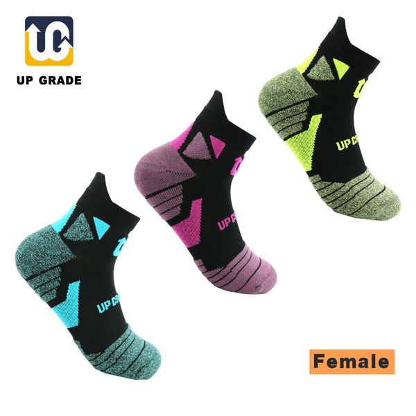 

ug upgrade man lady runing socks 1pair/lot breathable outdoor sports hiking camping cycling running compression trekking ski, Black
