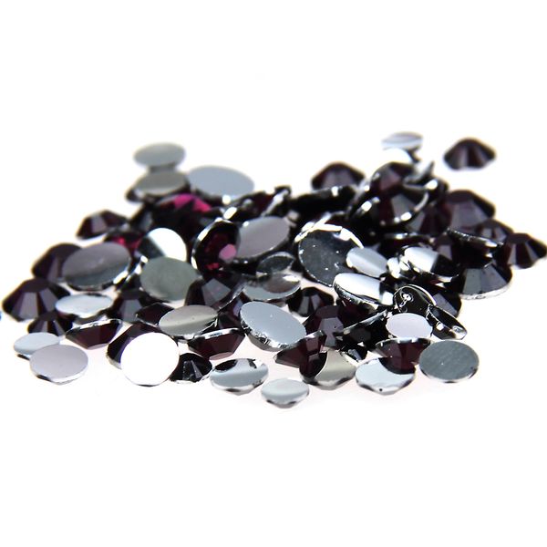 

1000pcs 2-5mm and mixed sizes grape purple resin rhinestones non ix glitter beauty for nails art backpack design decorations, Silver;gold