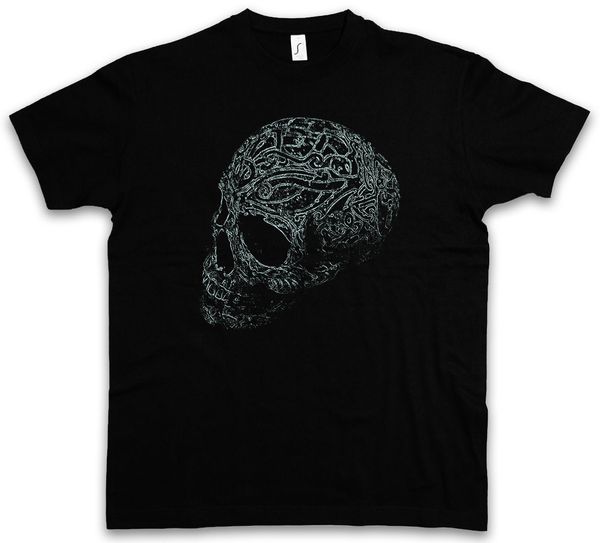 ORNAMENT SKULL II DAMEN T-SHIRT Schädel Dead Totenschädel Totenkopf Tattoo Art