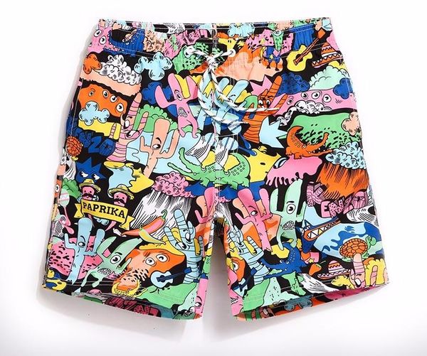 

2018 boardshorts men swimwear sweat beach surfing sunga masculina sports fitness swimming trunks board short swimsuit cartoon swim b5