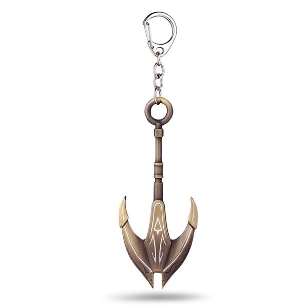 

12.5cm The Titan of the Depths sea Notilus Keychain Game LoL Pendant Keychain Holder Metal