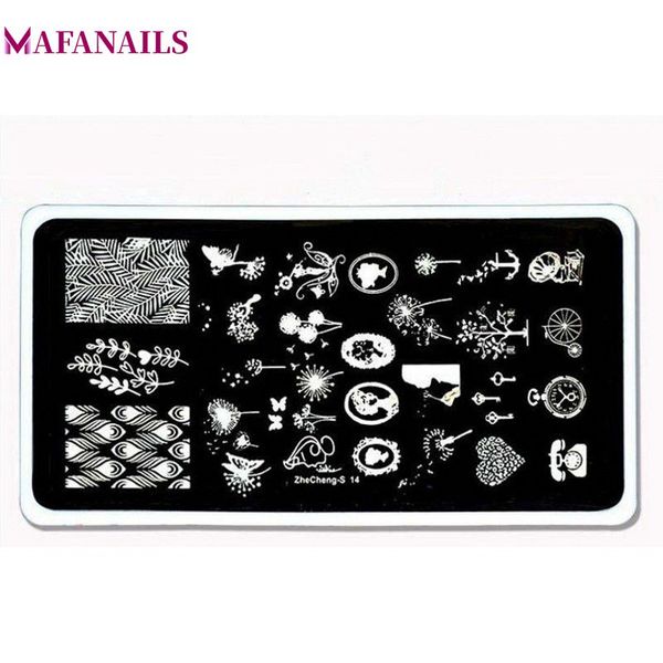 

1pcs nail stamping plates new dandelion designs nail art stamp stamping plate gel polish manicure print template zhecheng14, White